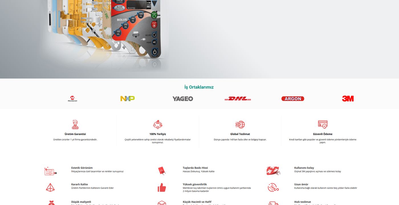 Eski web sitesinden bir bölüm