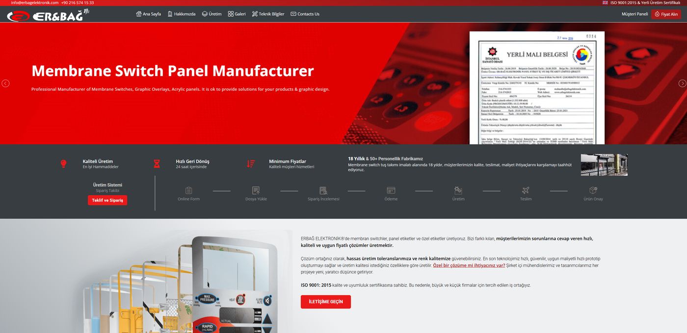Eski ER&BAĞ web sitesi